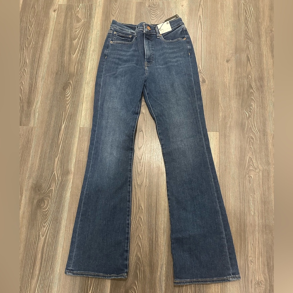 Express Boot cut high rise stretch jeans - size 8R